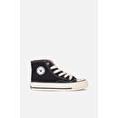 Vicco Star Basic Unisex Genç Siyah Sneaker