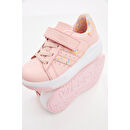 Vicco Pukky Işıklı Kız Bebek Pudra Sneaker