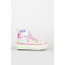 Vicco Ada Desenli Kız Bebek Beyaz/Pembe Sneaker