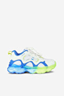 Vicco Sunday Işıklı Erkek Bebek Beyaz/Saks Mavi Spor Ayakkabı