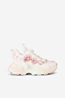Vicco Bandi Işıklı Kız Bebek Pudra Spor Ayakkabı