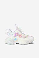 Vicco Bandi Işıklı Kız Okul Öncesi Pudra Spor Ayakkabı