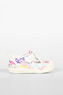 Vicco Darida Desenli Kız Bebek Pembe Günlük Ayakkabı