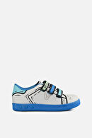 Vicco Picasso Işıklı Unisex Çocuk Beyaz/Sarı Sneaker