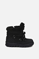 Vicco Kappa Kürklü Kız Okul Öncesi Siyah Bot
