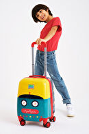 Yaygan Robot Baskılı Aksesuar Lacivert Çanta