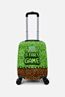 Yaygan Start Game Baskılı Aksesuar Yeşil Çanta