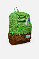 Yaygan Start Game Baskılı Aksesuar Yeşil Çanta
