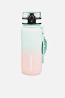 Uzspace Gradient Kilitli Kapak Unisex 650 ml Siyah/Beyaz Su Matarası