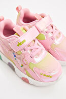 Vicco Queen Işıklı Kız Bebek Pudra Spor Ayakkabı Vicco Queen Işıklı Kız Bebek Pudra Spor Ayakkabı