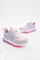 Vicco Heart Işıklı Kız Çocuk Lila Spor Ayakkabı