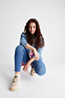 Vicco Kobalt Hafif Unisex Okul Öncesi Bej Spor Ayakkabı