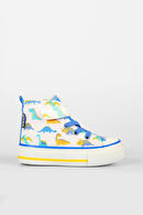 Vicco Ada Desenli Unisex Bebek Lacivert Sneaker