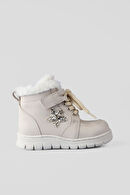 Vicco Punto Kürklü Kız Okul Öncesi Bej Bot