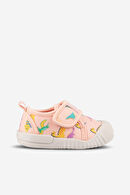 Vicco Rent II Desenli Kız İlk Adım Pudra Günlük Ayakkabı