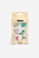 Vicco Summer Desenli Unisex Aksesuar Mix Terlik Aksesuarı