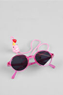 Looklight Will 100% UV Koruması, Polarized Kız Aksesuar Jelly Pink Gözlük