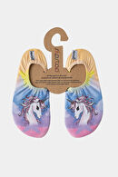 Slipstop Royal Desenli Kız Çocuk Mix Deniz Ayakkabısı