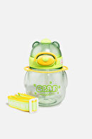 Vagonlife Bear Kilitli Kapak Kız 650 ml Pembe Su Matarası