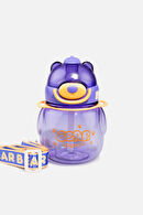 Vagonlife Bear Kilitli Kapak Unisex 650 ml Yeşil Su Matarası