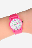 QQ Saat Blossom Analog Aksesuar Pembe Saat