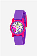 QQ Saat Bloomy Analog Aksesuar Mor Saat