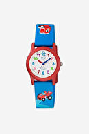 QQ Saat Car Analog Aksesuar Mavi Saat