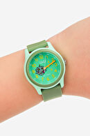 QQ Saat Robo Analog Aksesuar Yeşil Saat